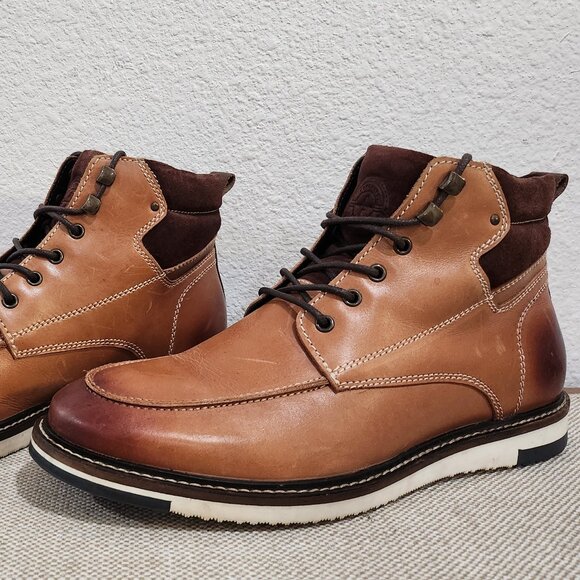 Reserved Footwear Kappa Men's Leather Ankle Boots. - Picture 9 of 12